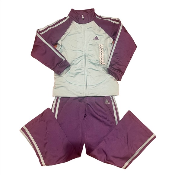 ADIDAS Girls Tracksuit - Picture 2 of 7